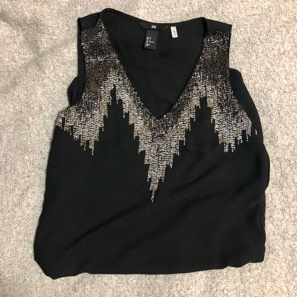 H&M Black and White bead Dress - Picture 3 of 6